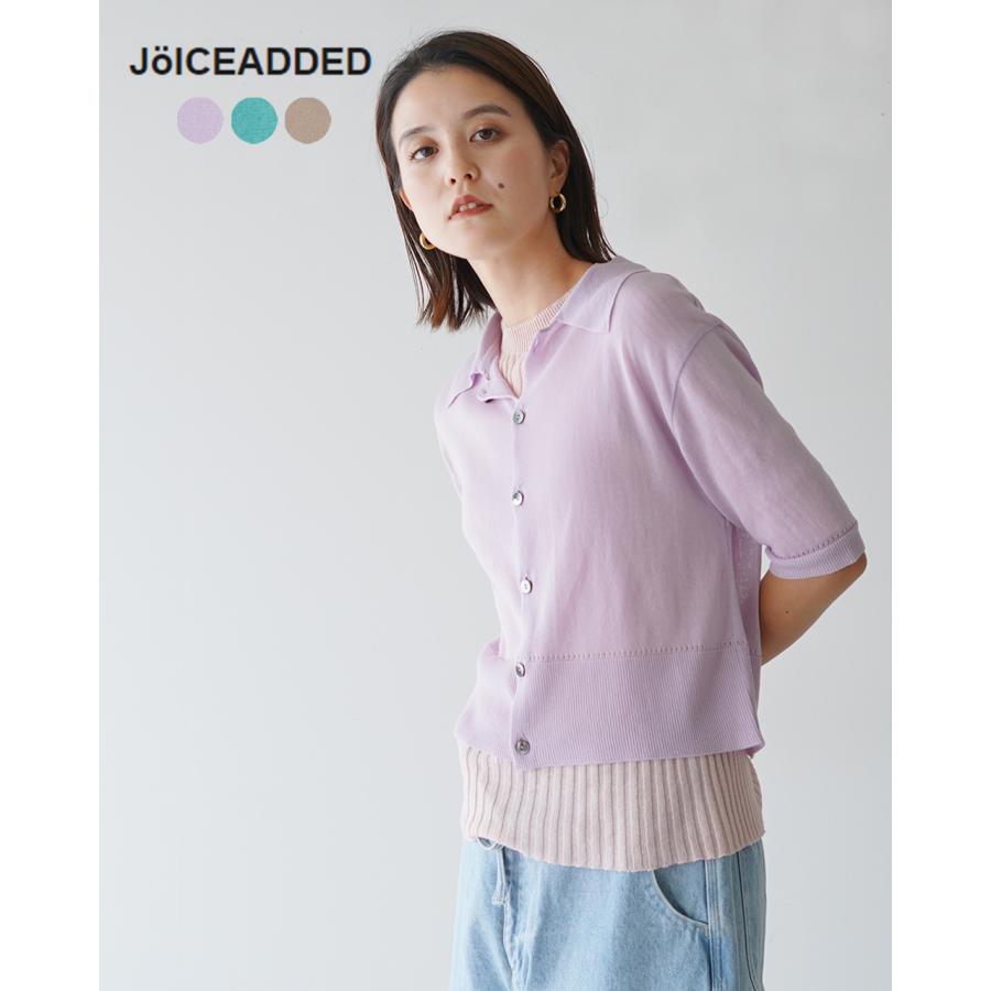 Joiceadded/ジョイスアディッド Knitted Polo Shirt