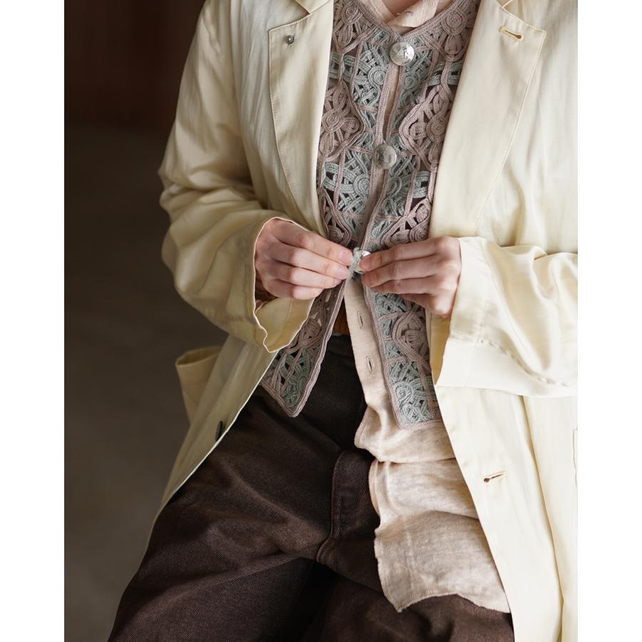 期間限定ポイント10倍！ ジョイスアディッド JOICEADDED 刺繍ベスト レディース Embroiderded Vest J261SVT02の画像