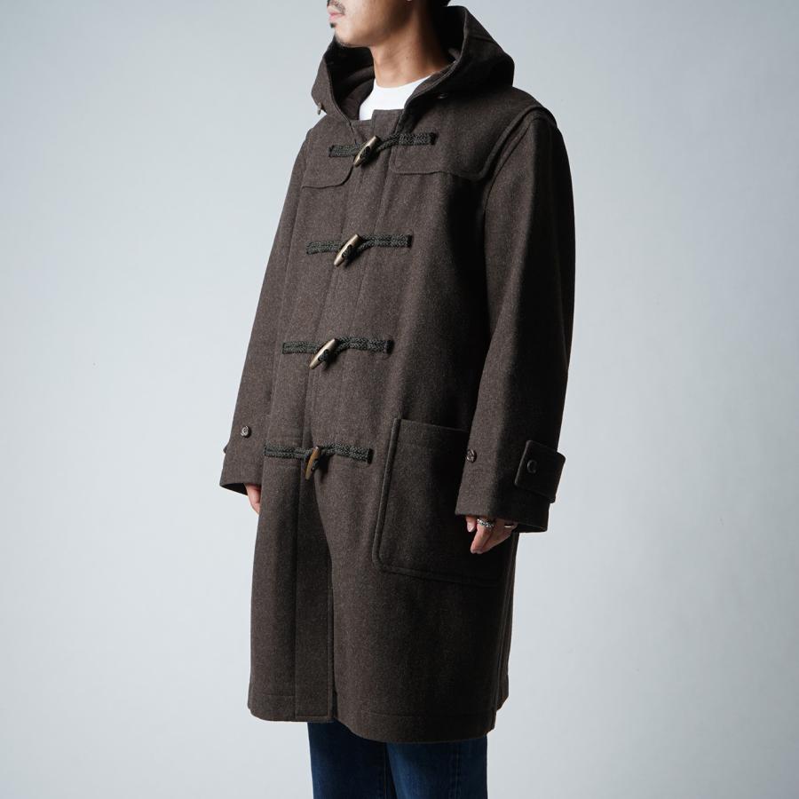 Jプレス J.PRESS ダッフル コート DUFFLE COAT HARD MELTON ベージュ ブラウン 茶 メンズ COOASW0053 セール｜crouka｜14