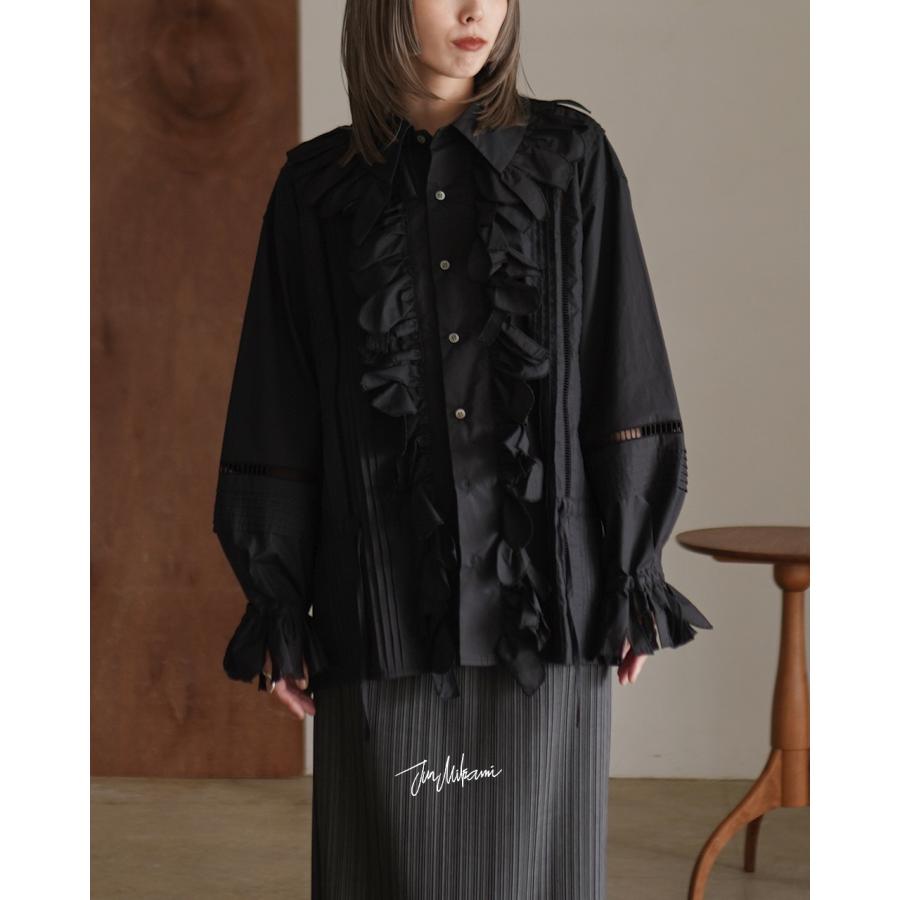 SALE！ジュンミカミ JUN MIKAMI シャツ ラッフルシャツ ラッフルSH