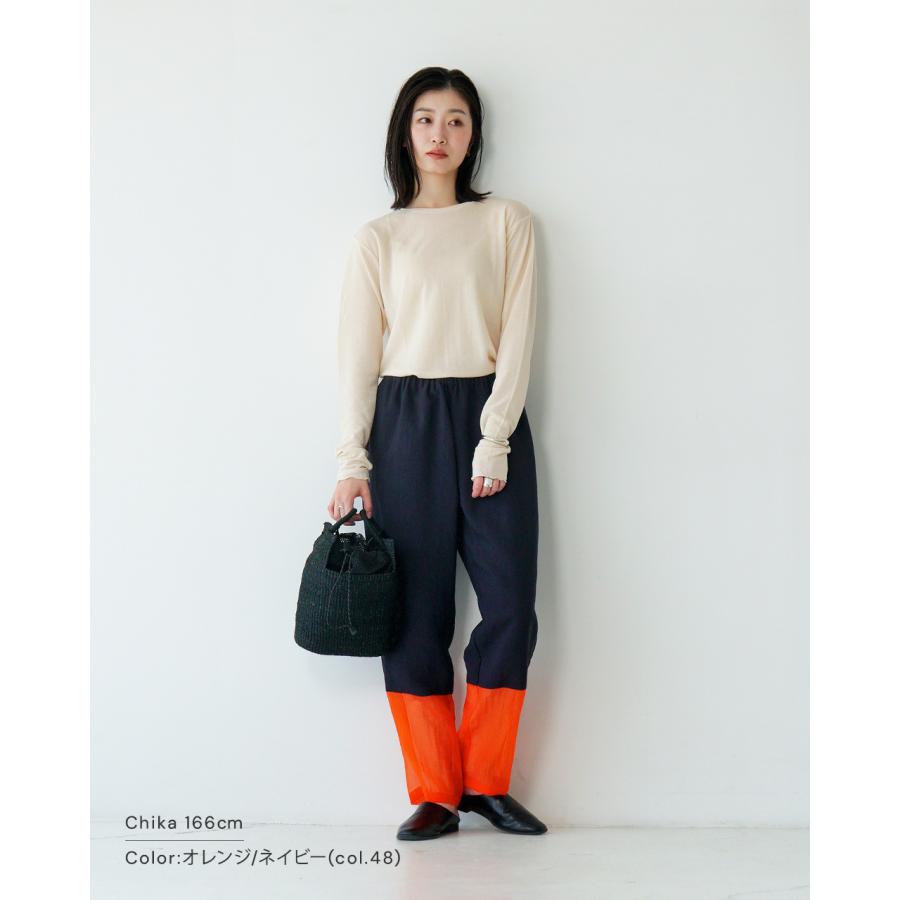 JUN MIKAMI SALE！ジュンミカミ イージーパンツ シースルー