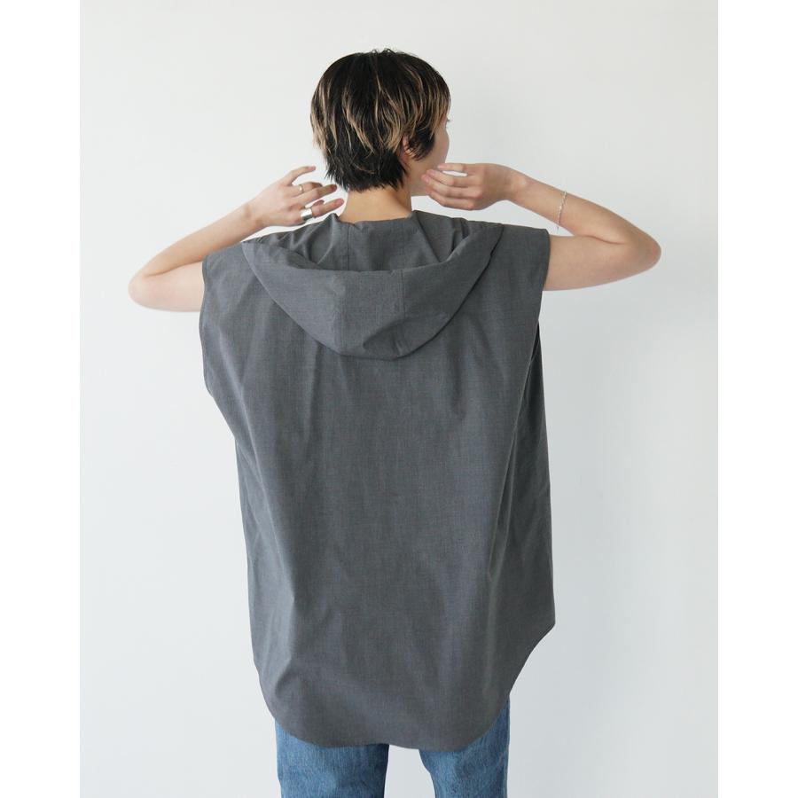 JUN MIKAMI アウトレット！ジュンミカミ フード ノースリーブ