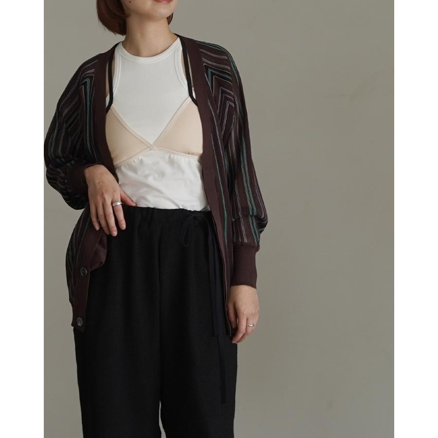 JUN MIKAMI SALE！ジュンミカミ カーディガン ストライプ レディース