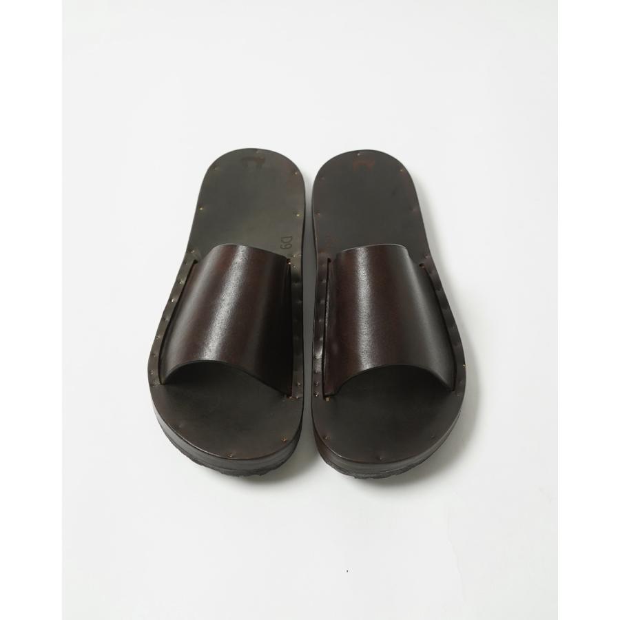 ユッタニューマン JUTTA NEUMANN SIMONE レザースライドサンダル (ラウンド) メンズ シモーネ 本革 フラットサンダル JND03-01-009 JND03-01-200 cpn10 | JUTTA NEUMANN | 04
