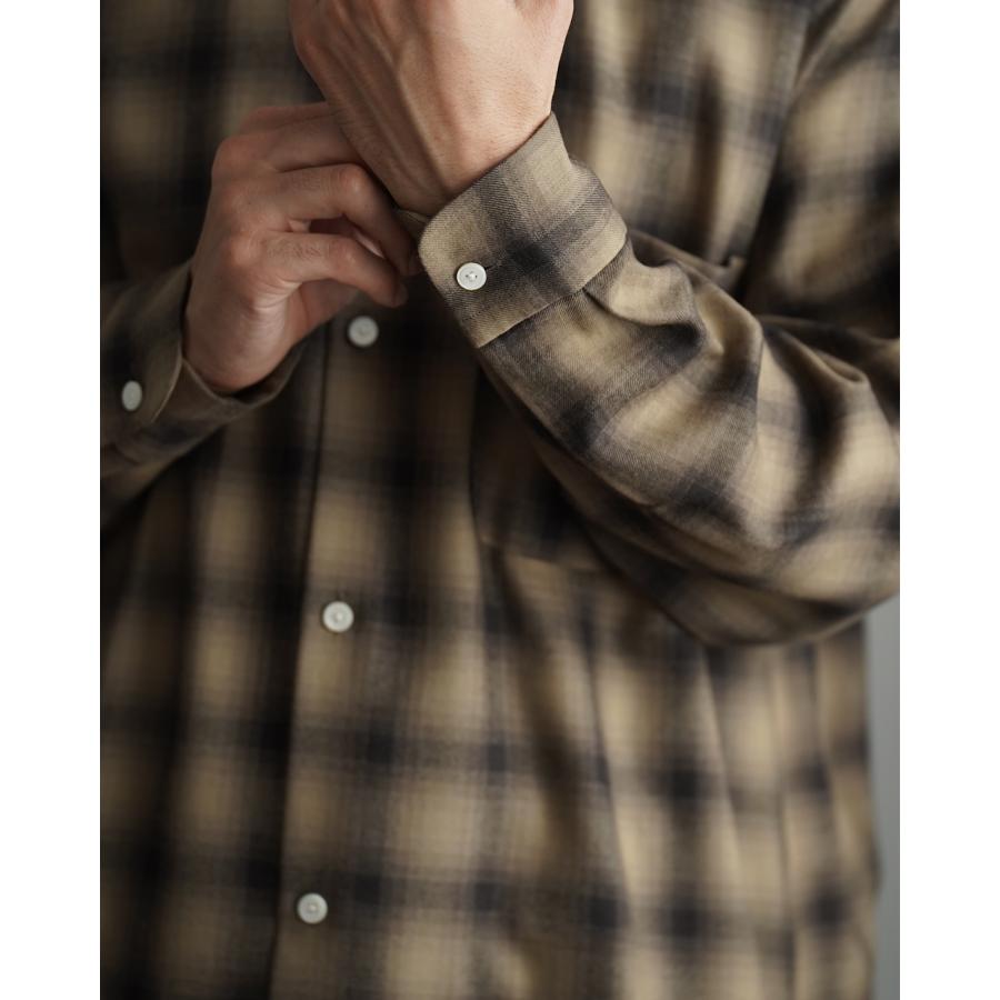 Kaptain Sunshine キャプテンサンシャイン シャツ ウール