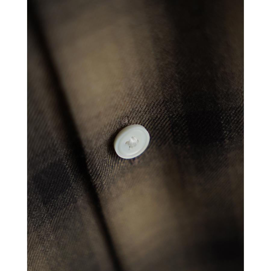 Kaptain Sunshine（キャプテン サンシャイン） シャツ ウールオンブレ