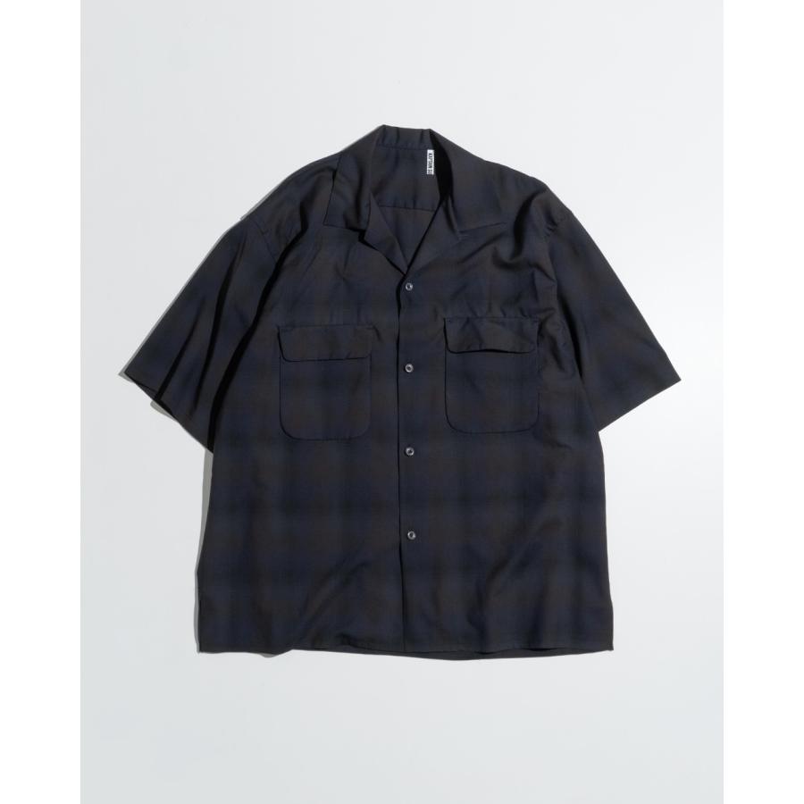 Kaptain Sunshine 半袖シャツ KAPTAIN SUNSHINE】 Short Sleeve Open Collar Shirt 
