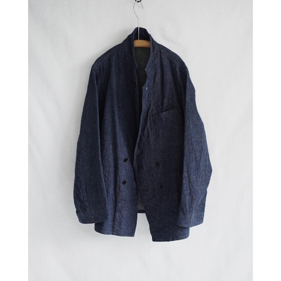 キャプテンサンシャイン KAPTAIN SUNSHINE コットンリネンデニムDBテイクイージージャケット メンズ Cotton Linen Denim DB Take Easy Jacket KS26SJK33の画像