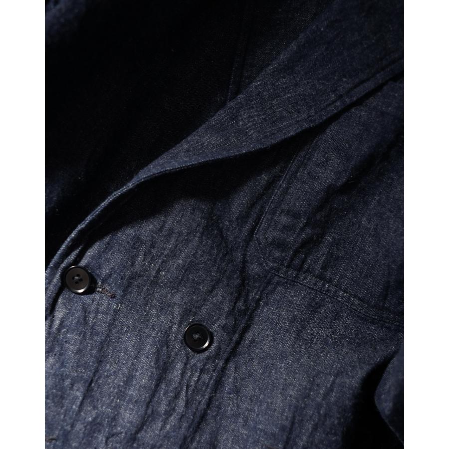 キャプテンサンシャイン KAPTAIN SUNSHINE コットンリネンデニムDBテイクイージージャケット メンズ Cotton Linen Denim DB Take Easy Jacket KS26SJK33の画像