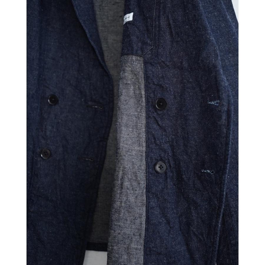 キャプテンサンシャイン KAPTAIN SUNSHINE コットンリネンデニムDBテイクイージージャケット メンズ Cotton Linen Denim DB Take Easy Jacket KS26SJK33の画像