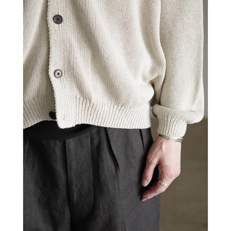 キャプテンサンシャイン KAPTAIN SUNSHINE カーディガン コットン和紙ハンドフレームカーディガン メンズ Cotton Washi Hand Frame Cardigan KS26SKN01の画像