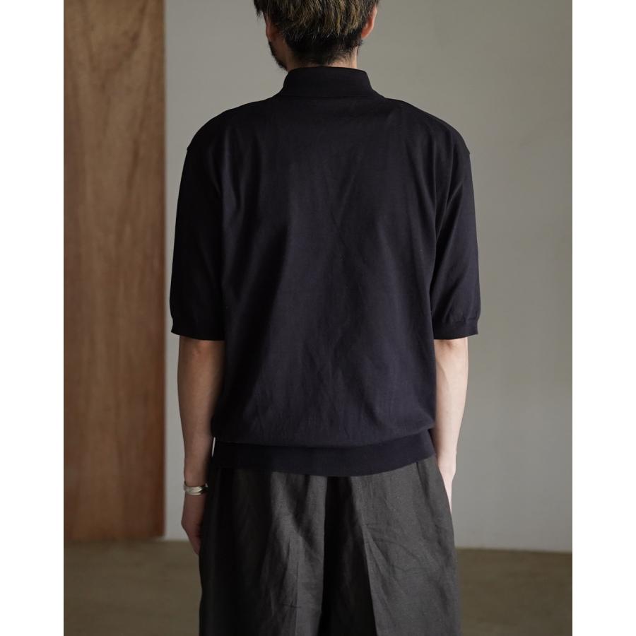25SSキャプテンサンシャインコットンニットポロシャツ KAPTAIN SUNSHINE (キャプテンサンシャイン) Cotton Knit Poloshirt