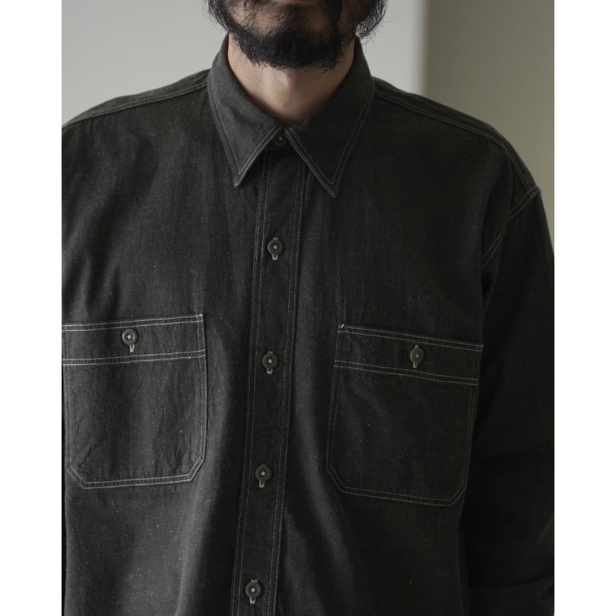 キャプテンサンシャイン KAPTAIN SUNSHINE ワークシャツ メンズ Work Shirt KSBSSH03の画像