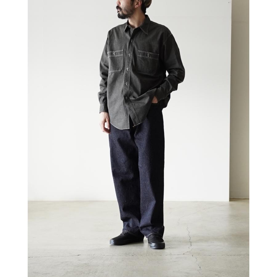 キャプテンサンシャイン KAPTAIN SUNSHINE ワークシャツ メンズ Work Shirt KSBSSH03の画像