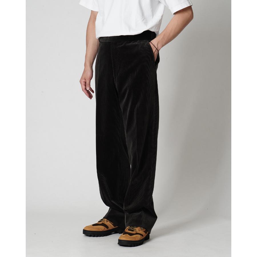kaptain sunshineコーデュロイ パンツ スラックス　ブラック 32 Kaptain Sunshine キャプテンサンシャイン/KAPTAIN SUNSHINE D