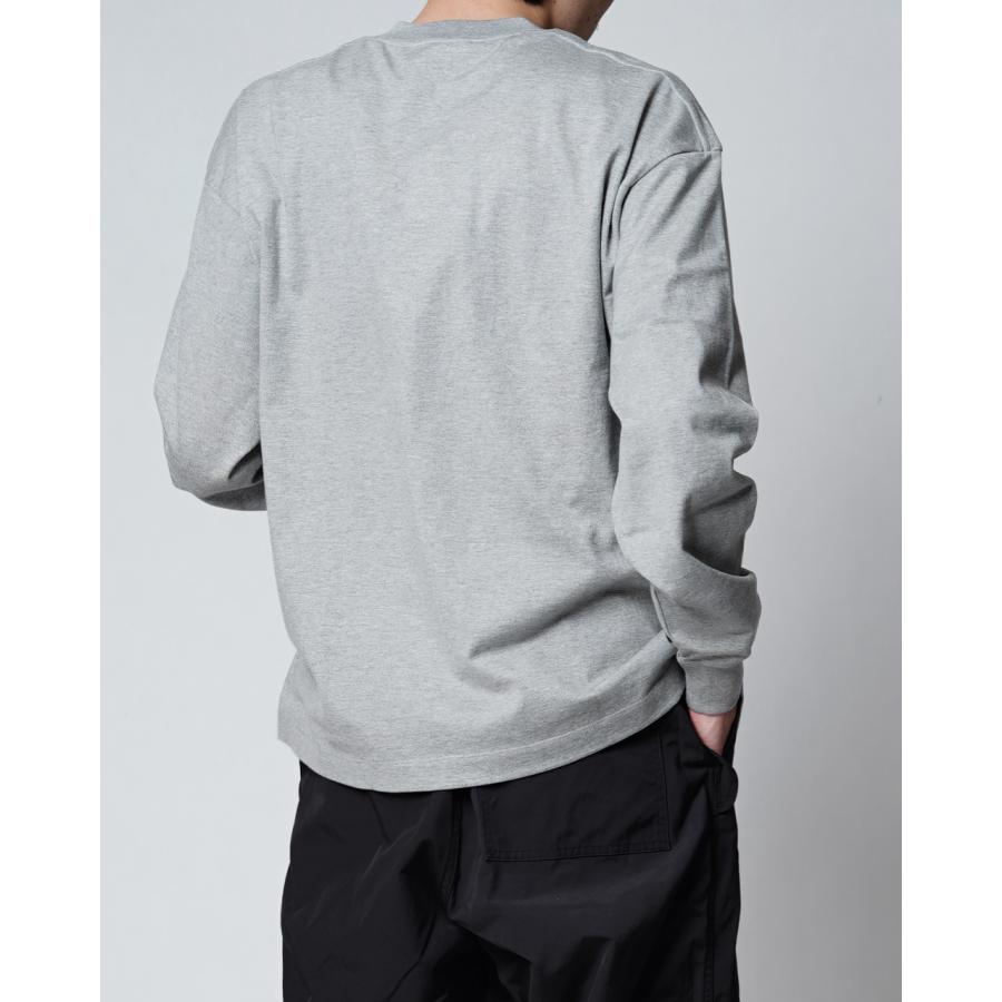 KAPTAIN SUNSHINE ロングスリーブTシャツ グレー 40美品 Kaptain Sunshine（キャプテン サンシャイン） ロングスリーブ Tシャツ