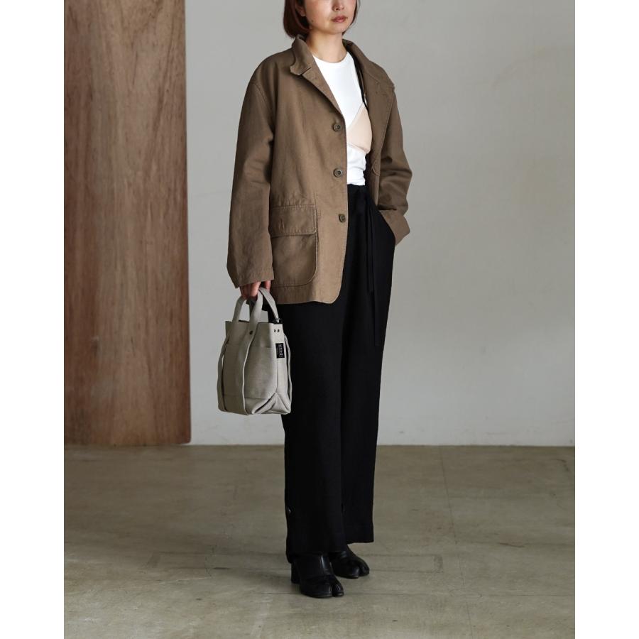 未使用品！ amiacalva 2way ジッパー トート ブラウン S カリ アミアカルヴァ KARRI AMIACALVA 2WAY トート S ユニセックス