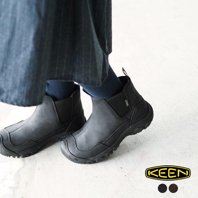 キーン KEEN フードゥー スリー チェルシー ウォータープルーフ ブーツ HOODOO III CHELSEA WP BOOTS サイドゴア 防水1021872 102187 3 送料無料｜crouka