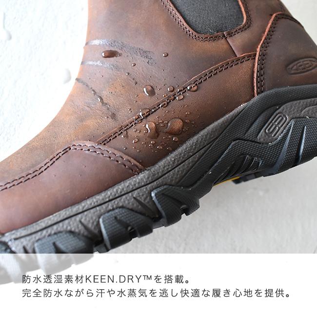 キーン KEEN フードゥー スリー チェルシー ウォータープルーフ ブーツ HOODOO III CHELSEA WP BOOTS サイドゴア 防水1021872 102187 3 送料無料｜crouka｜10