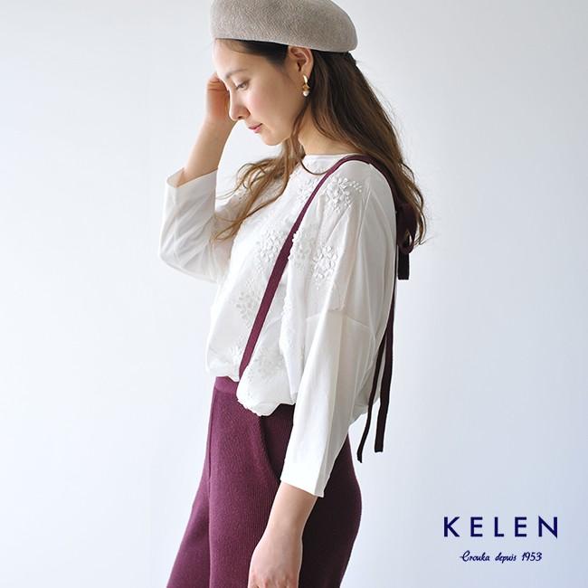 ケレン kelen Flower Lace Tops "Lou" フラワーレース  ブラウス トップス・lkl17hbl1｜crouka｜03