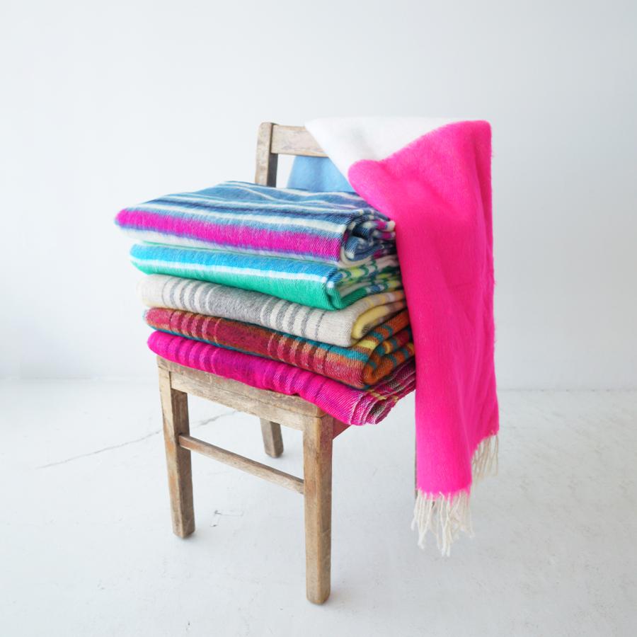 Kelen（ケレン） KELEN ORAL ブロックパターン 大判 ストール マフラー