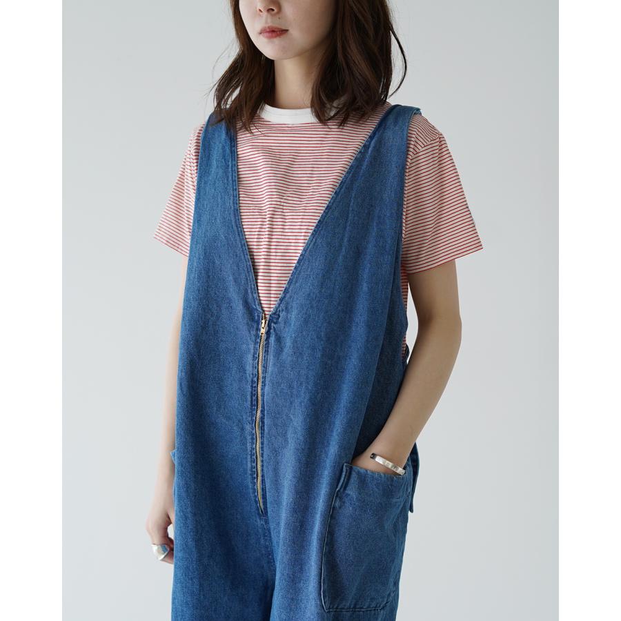 【先行予約】カーキ KHA:KI Vネック オーバーオールズ V N OVERALLS サロペット オールインワン レディース 2024春夏  MIL24HPT3196