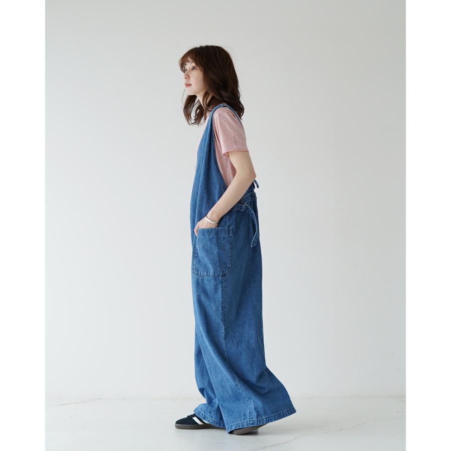 【先行予約】カーキ KHA:KI Vネック オーバーオールズ V N OVERALLS サロペット オールインワン レディース 2024春夏  MIL24HPT3196