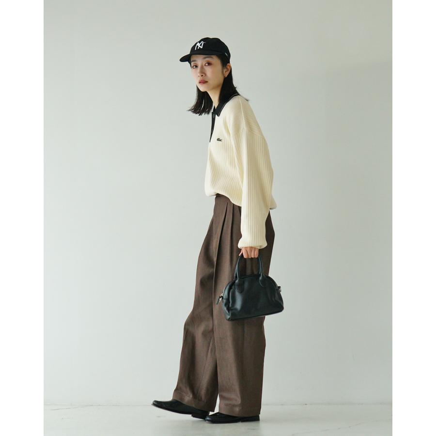LACOSTE（ラコステ） セーター ニットポロシャツ KNIT POLO リブ