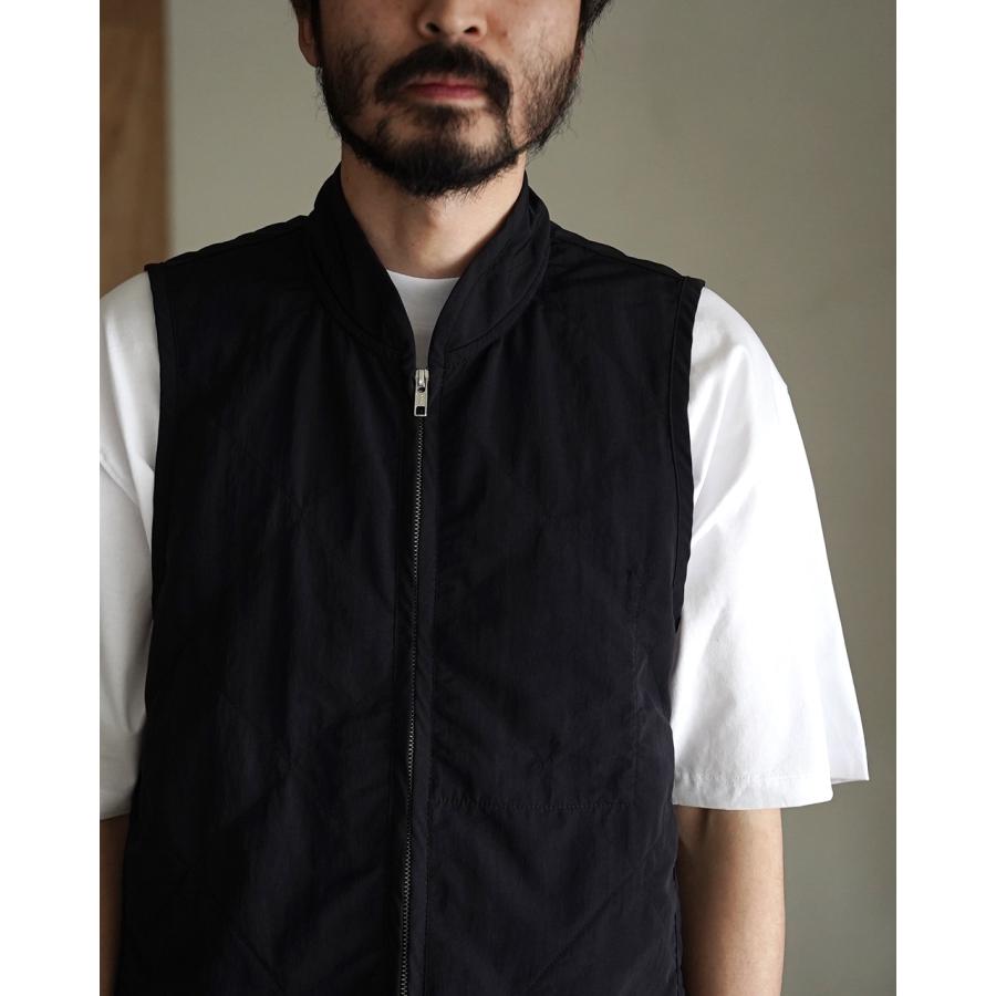 LAVENHAM（ラベンハム） ベスト ジレ ブラックエディション ジップ