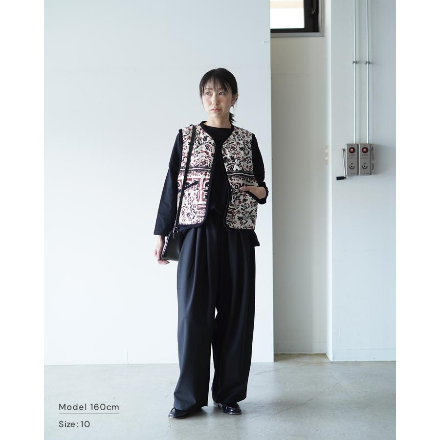 LAVENHAM（ラベンハム） ジレ ジャカード クロップド ソーンハム