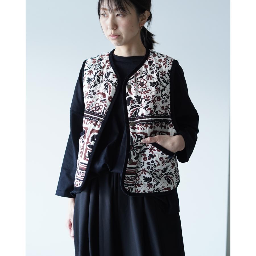 LAVENHAM（ラベンハム） ジレ ジャカード クロップド ソーンハム