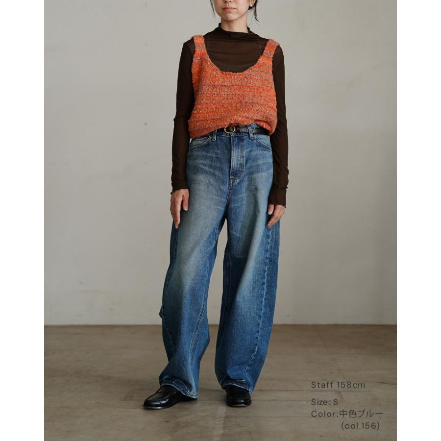 リー Lee カーヴ ワイド デニムパンツ CURVE WIDE PANTS LL8026