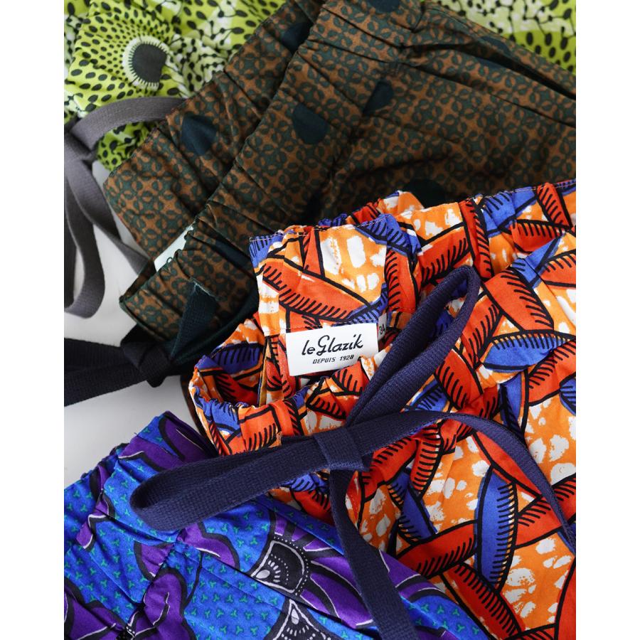 LE GLAZIK ルグラジック　バティック ドローストリングパンツ　36 LE GLAZIK（ルグラジック）の「LE GLAZIK/ル グラジック