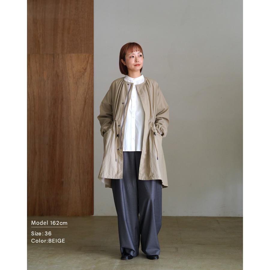 LE GLAZIK（ルグラジック） ル グラジック コート ナイロン ノーカラー