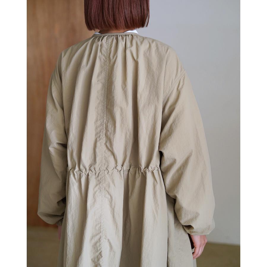 LE GLAZIK（ルグラジック） ル グラジック コート ナイロン ノーカラー