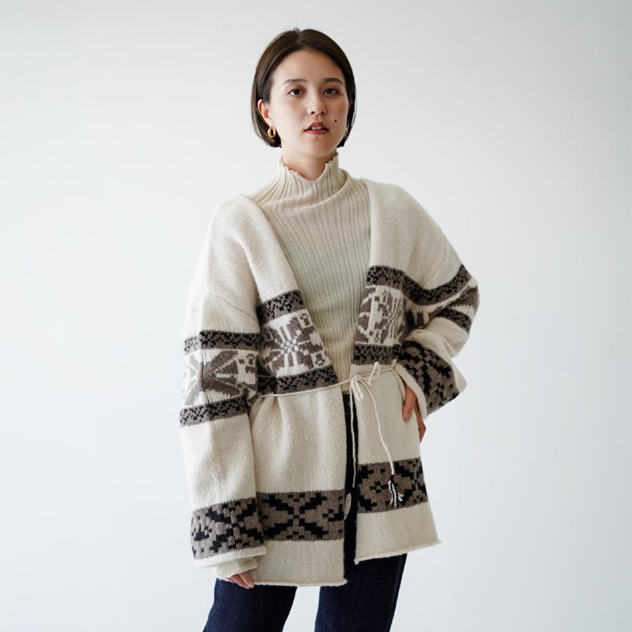 ルメランジュ ルメランジェ Le Melange カウチン カーディガン ニット  