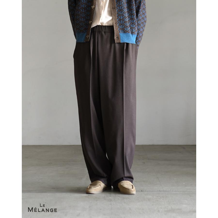ルメランジュ ルメランジェ LE MELANGE ワイドパンツ サルエルパンツ