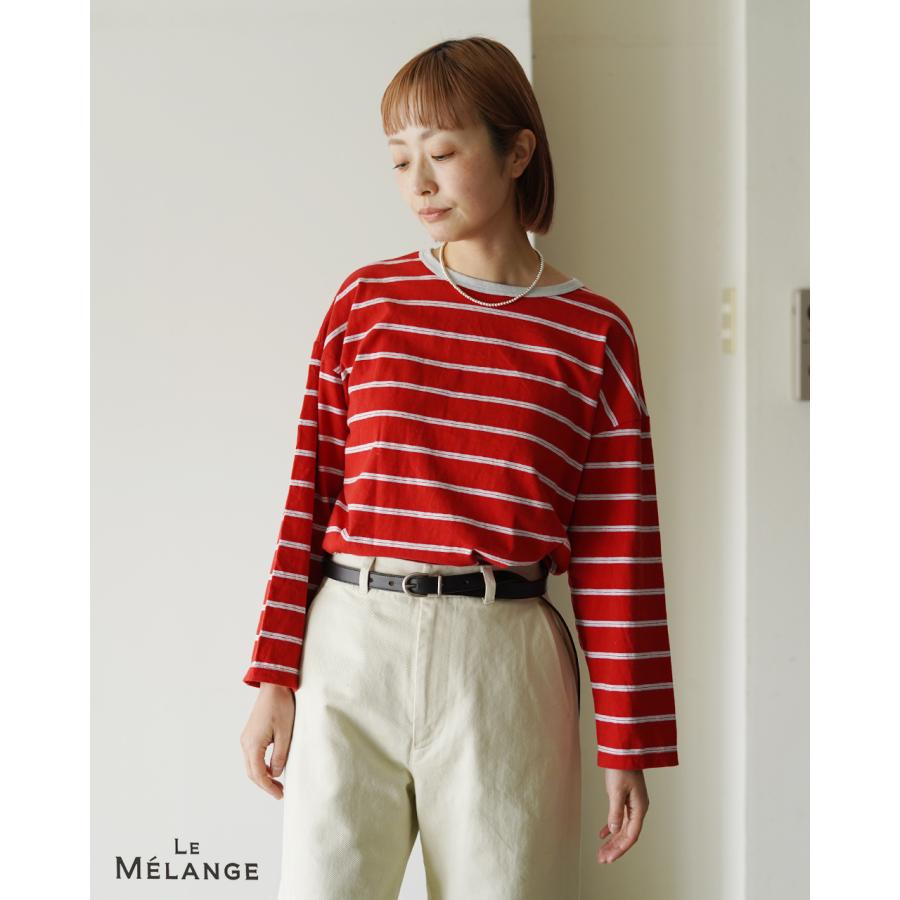 Le Melange（ル・メランジュ） LE MELANGE Tシャツ カットソー 8分袖