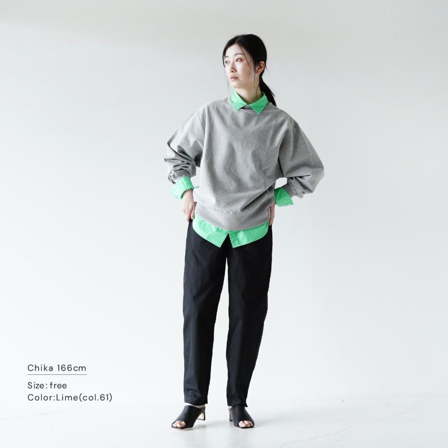 LOEFF ロエフ コットン ギャバ レギュラーカラーシャツ L F/CTN GABA P  