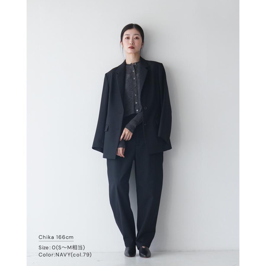 現行品✨LOEFF GABA BONTANG ギャバボンタントラウザーズ 黒 1 LOEFF ロエフ W ギャバ ボンタン パンツ LF GABA BONTANG TRS
