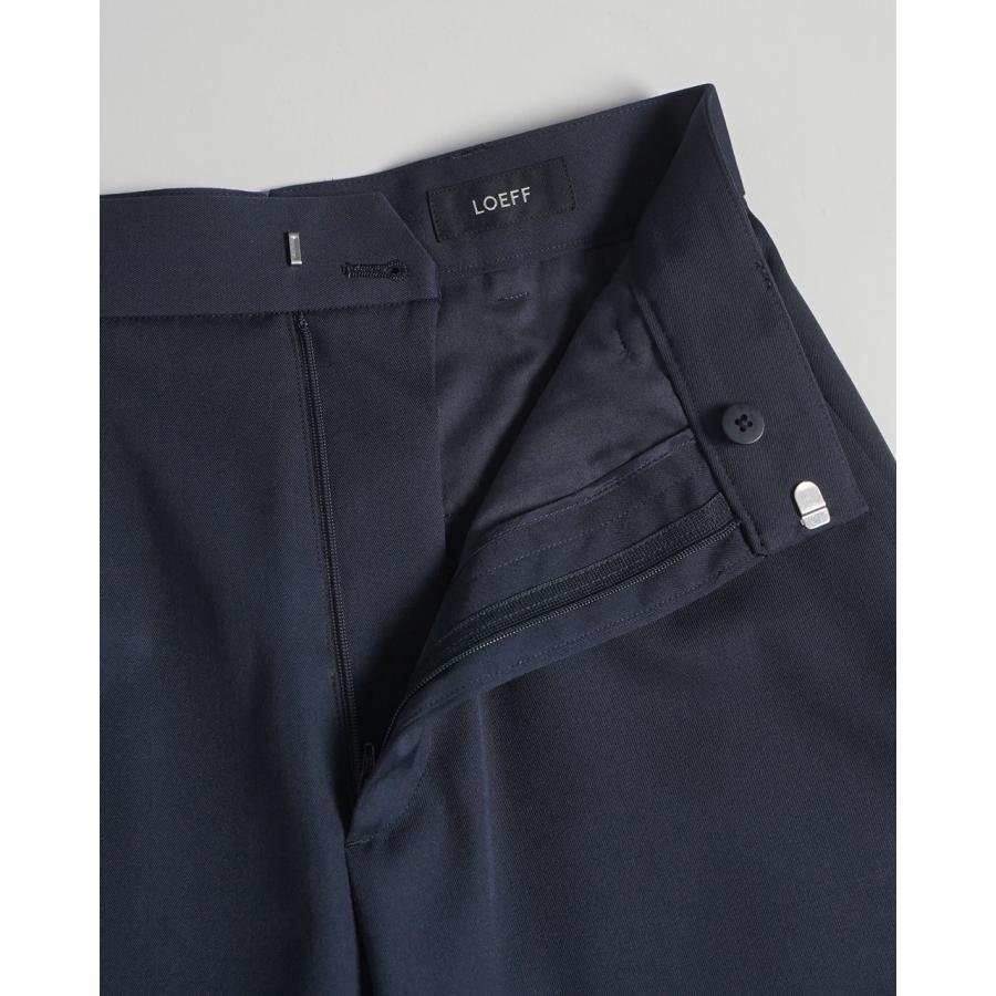 現行品✨LOEFF GABA BONTANG ギャバボンタントラウザーズ 黒 1 LOEFF ロエフ W ギャバ ボンタン パンツ LF GABA BONTANG TRS