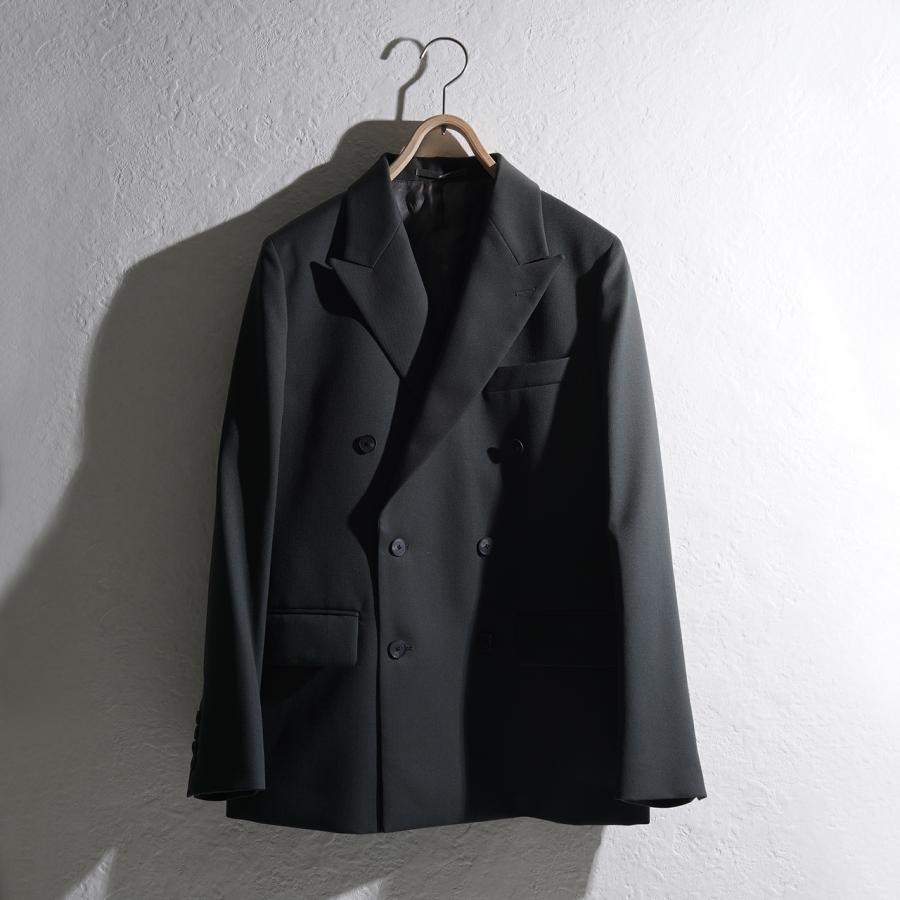 LOEFF ロエフ ギャバ ダブルブレスト ジャケット Gaba Double
