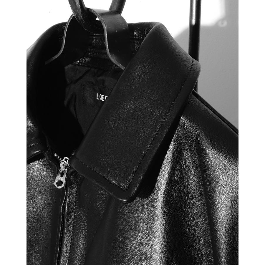 LOEFF SALE ロエフ ラム レザー バイカー ジャケット LFU LAMB LOEFF SALE ロエフ ラム レザー バイカー ジャケット LFU LAMB