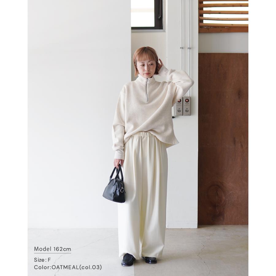 ポイント10倍】ラブアワーデイズ LUVOURDAYS ハーフ ジップ スウェット