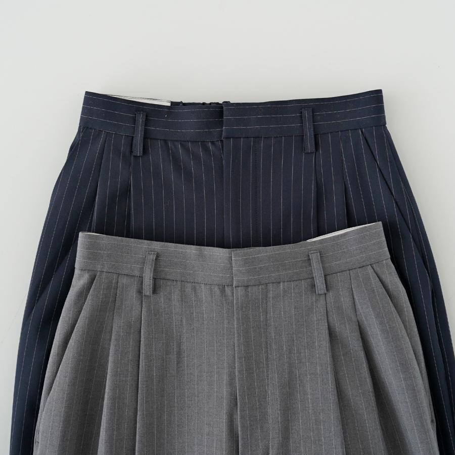 Ma Couleur マ クルール ma couleur タック トラウザー パンツ