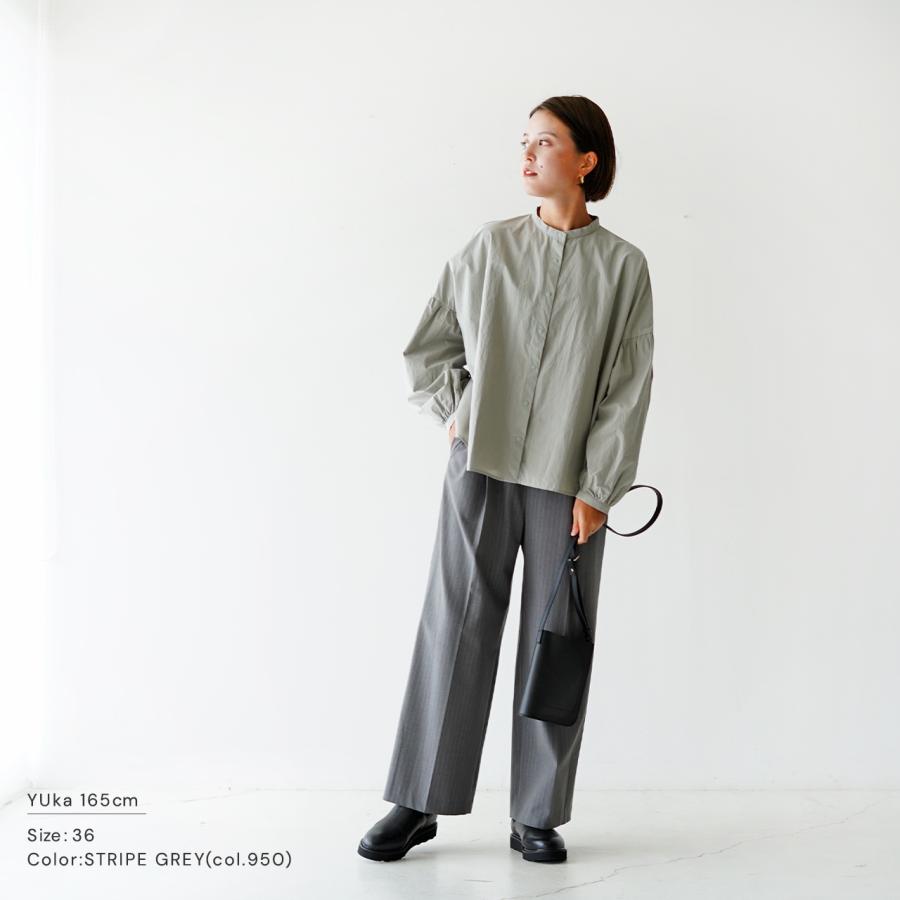 Ma Couleur マ クルール ma couleur タック トラウザー パンツ