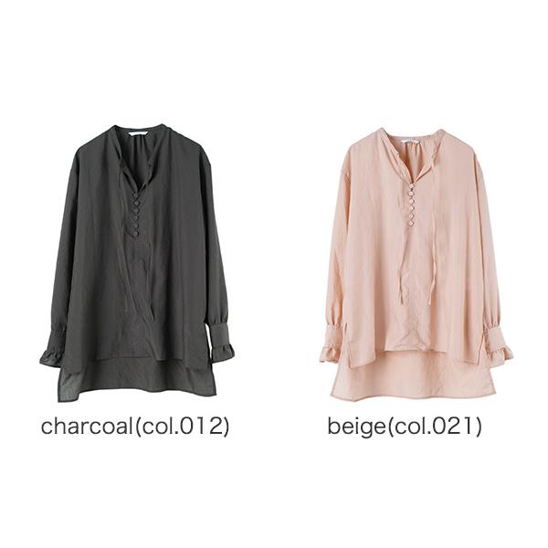 マノン MANON プルオーバー リボン ブラウス PULLOVER RIBBON BLOUSE ワイドシルエット フリルカフス ブラウス シャツ  MNN-SH-135  送料無料｜crouka｜14