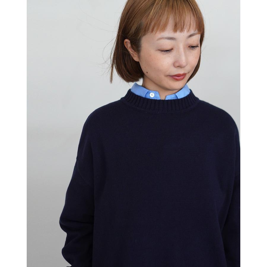 【オシャレ⭐mao made】紺　ニット　セーター　サイズFree mao made - 【オシャレ⭐mao made】紺 ニット セーター サイズFree の