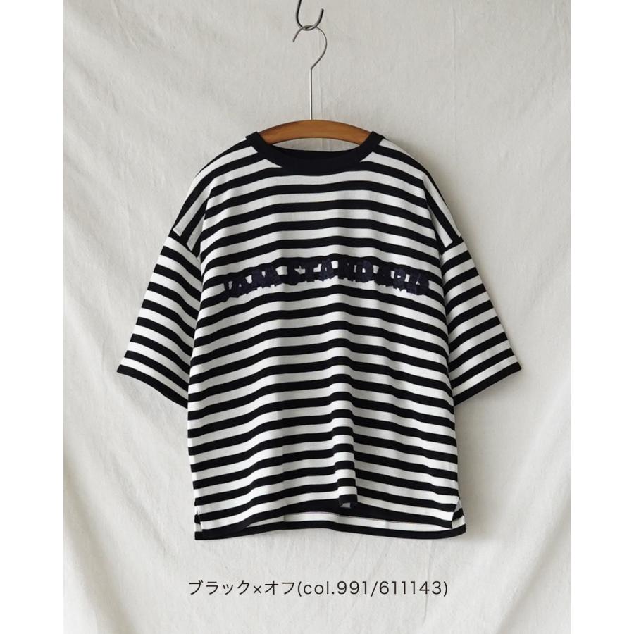 mao made（マオメイド） maomade Tシャツ ロゴ ザクザク シシュウ 5分 