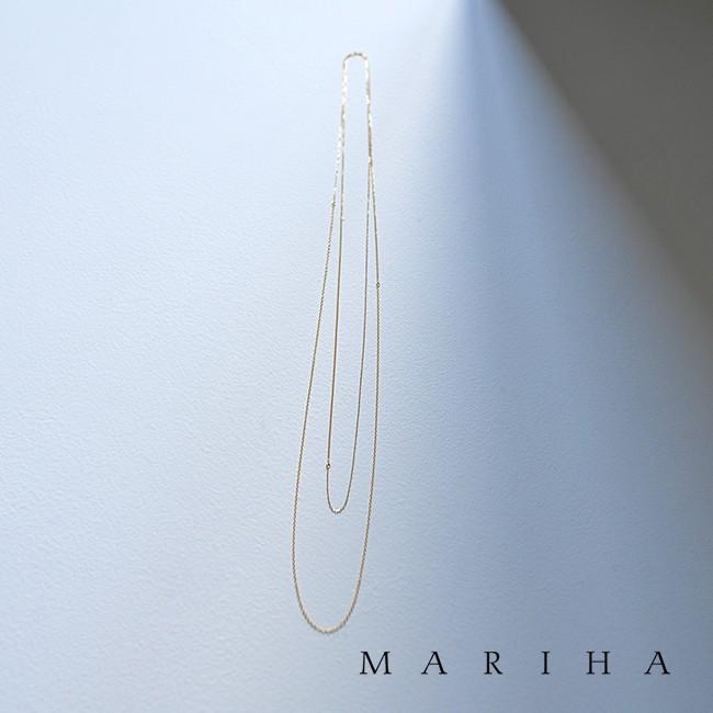マリハ MARIHA L'eau 水のネックレス ゴールド ロングネックレス 120cm 
